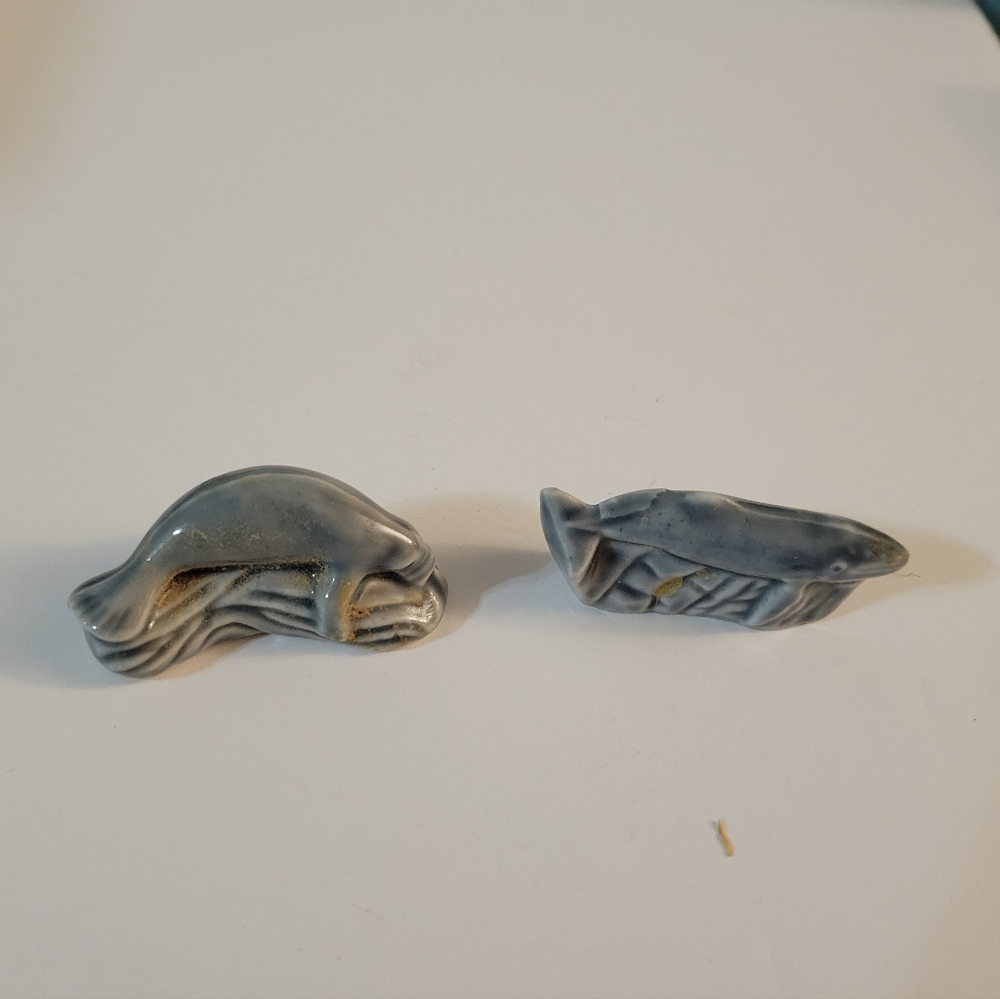 Wade Whimsies Whale & Manatee Figurines